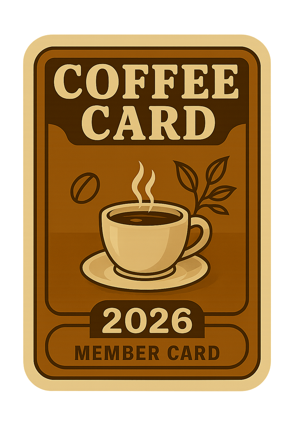 Coffee Card membership card